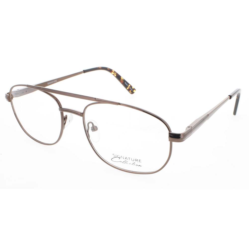 SIGNATURE 1111-Brown-56 Eyeglasses Eye Glasses BROWN Authentic New